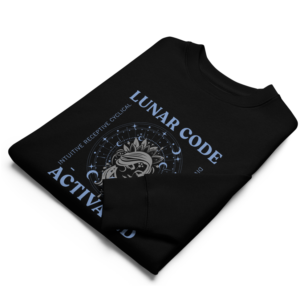 Lunar Code Unisex Sweatshirt Black