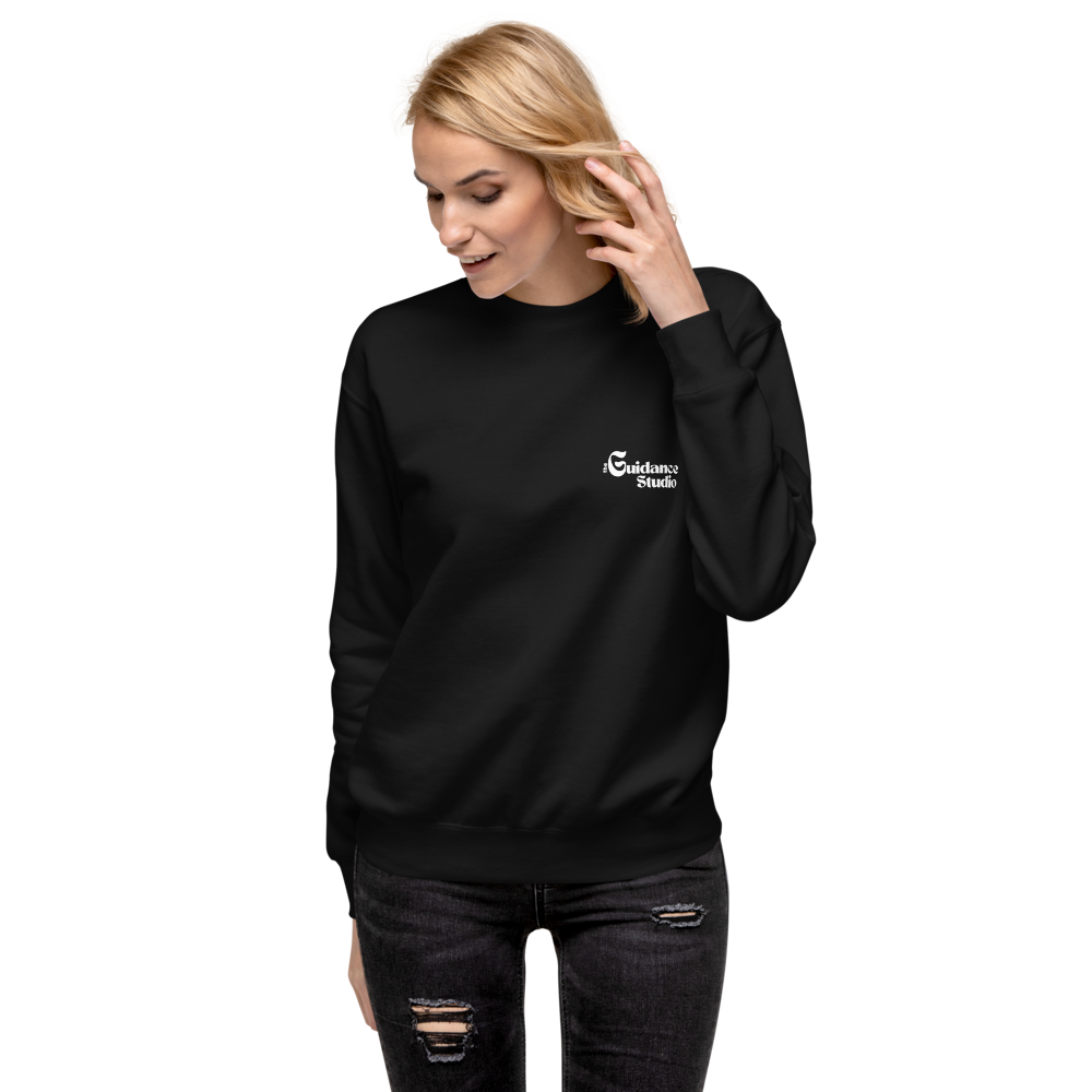 Guidance Studio Logo Sweatshirt Unisex Black